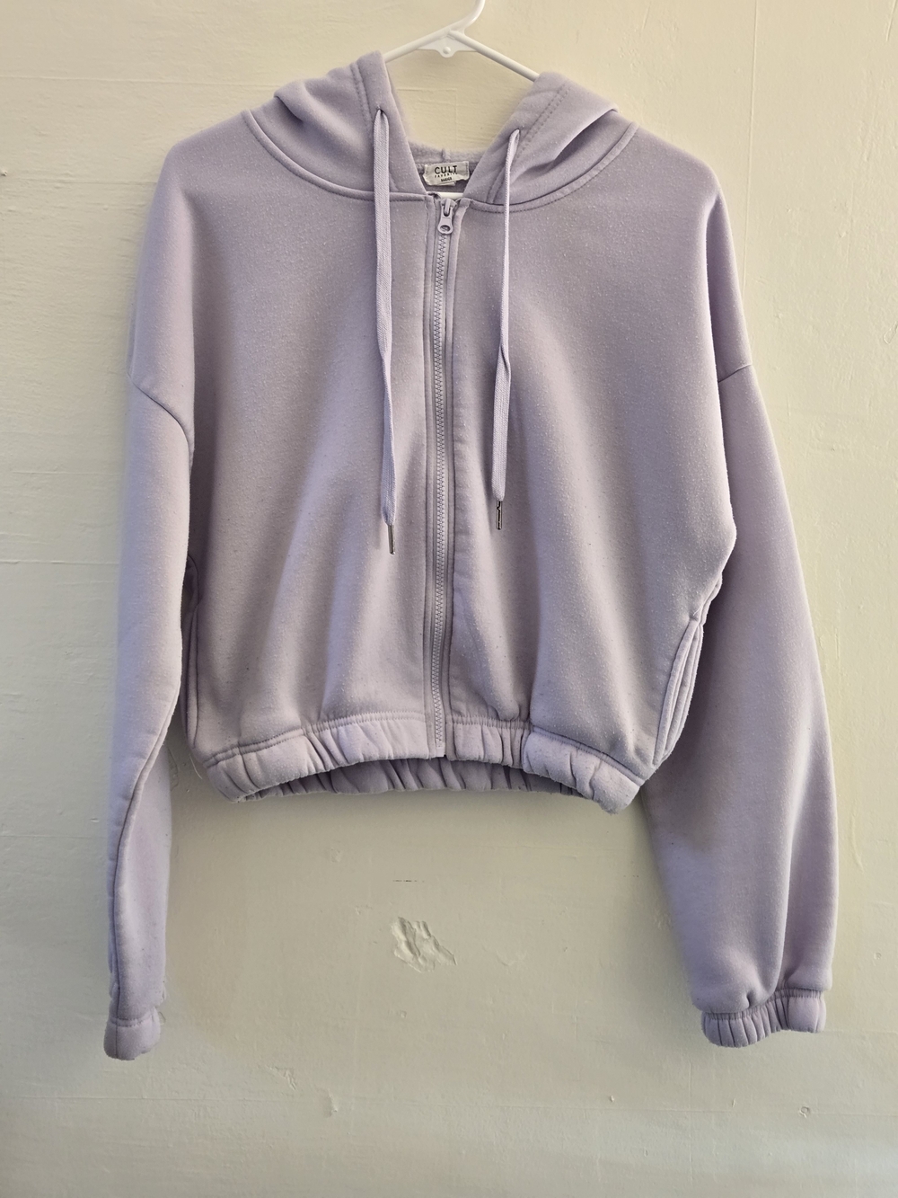 Cropped Zip-Up Hoodie